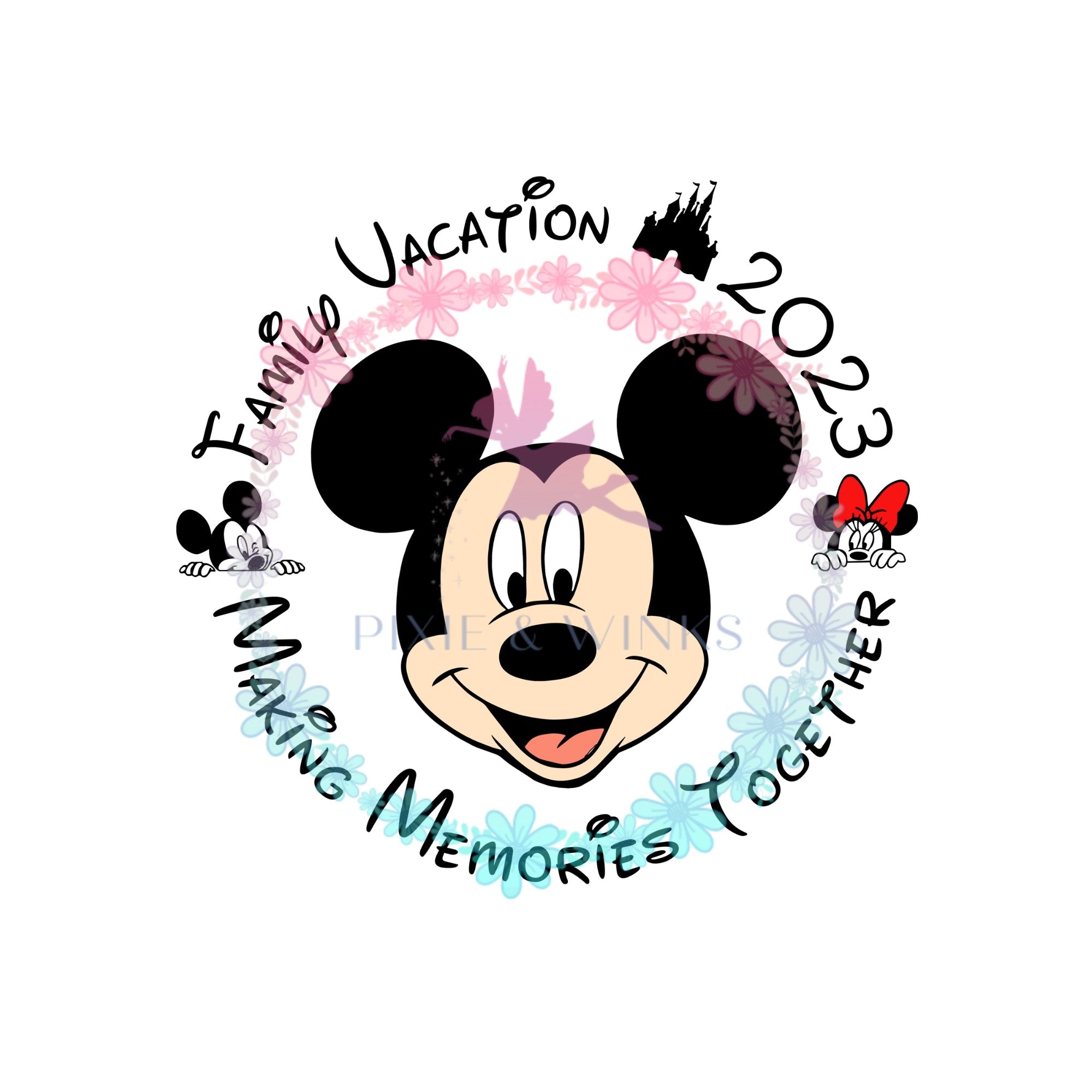 READY TO PRESS Disney Mickey Family Vacation 2023 HTV and