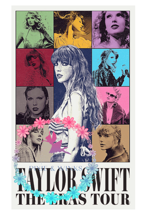 READY TO PRESS Taylor Swift Eras HTV and Sublimation Prints