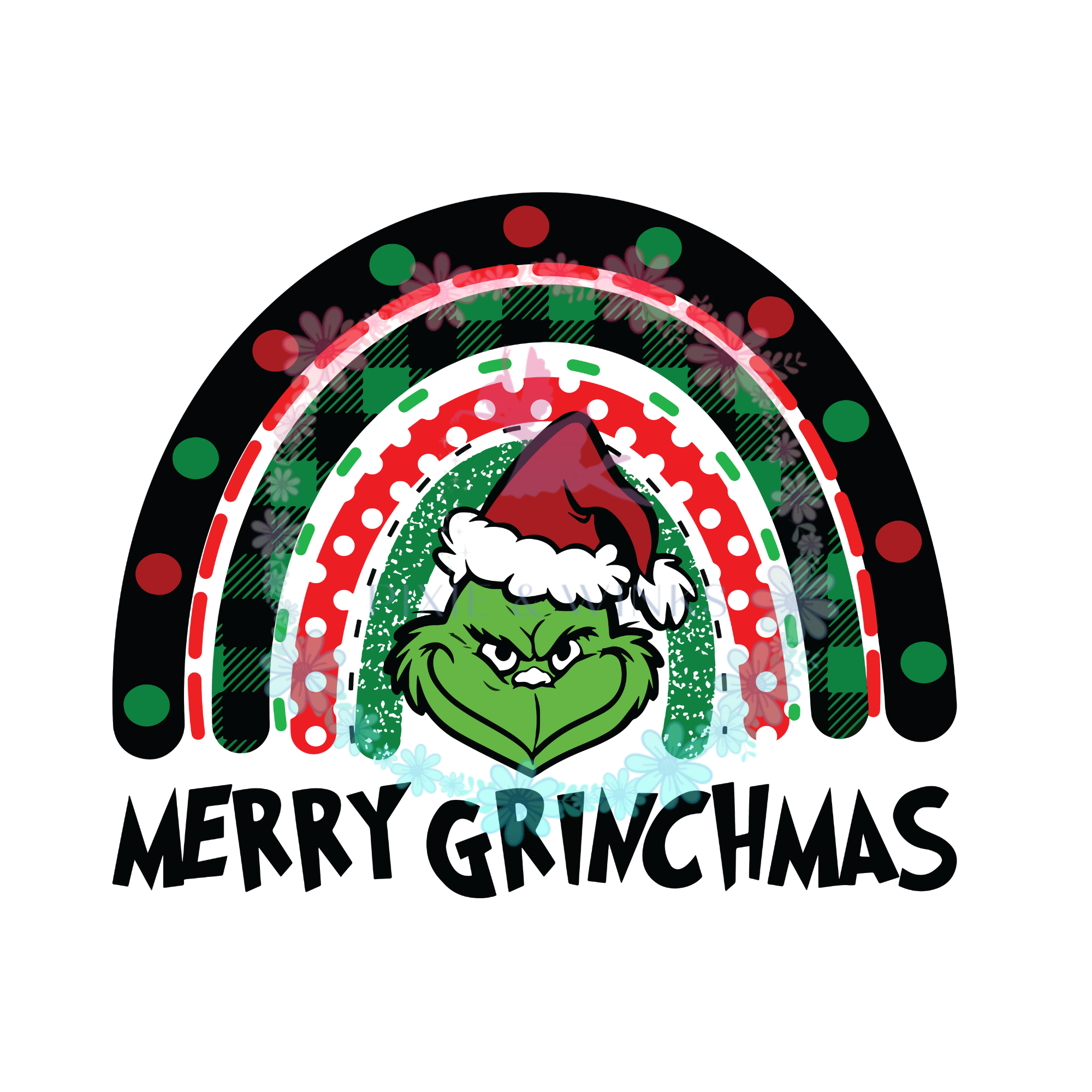 CH451 Merry Christmas The Grinch Sublimation Print — Southern