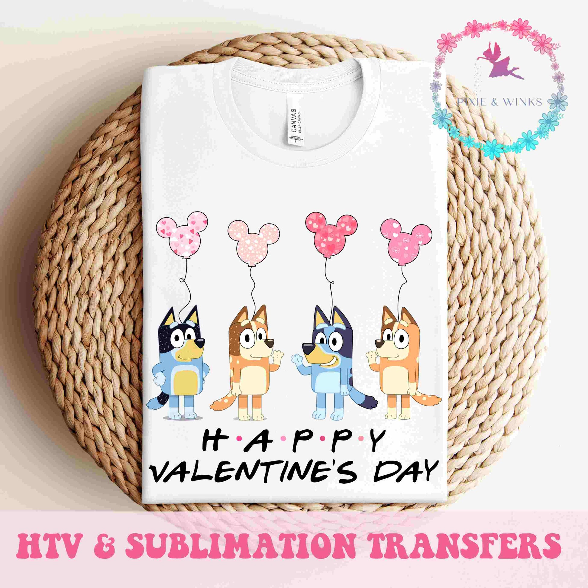 Valentines Day Sublimation Transfers 