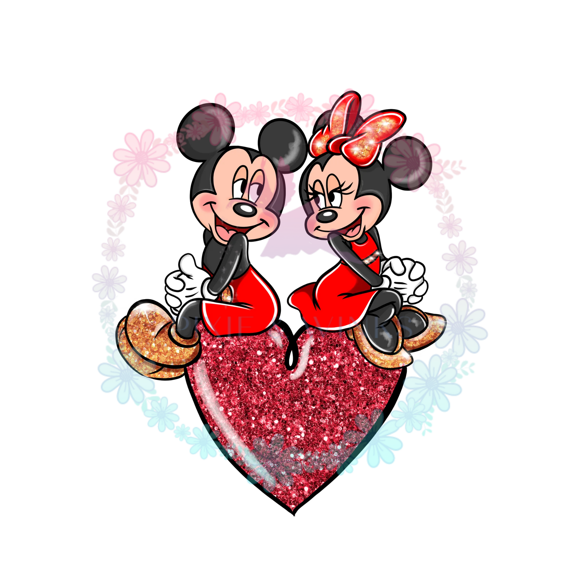 READY TO PRESS Disney Mickey & Minnie Valentines HTV and Sublimation P –  Pixie & Winks