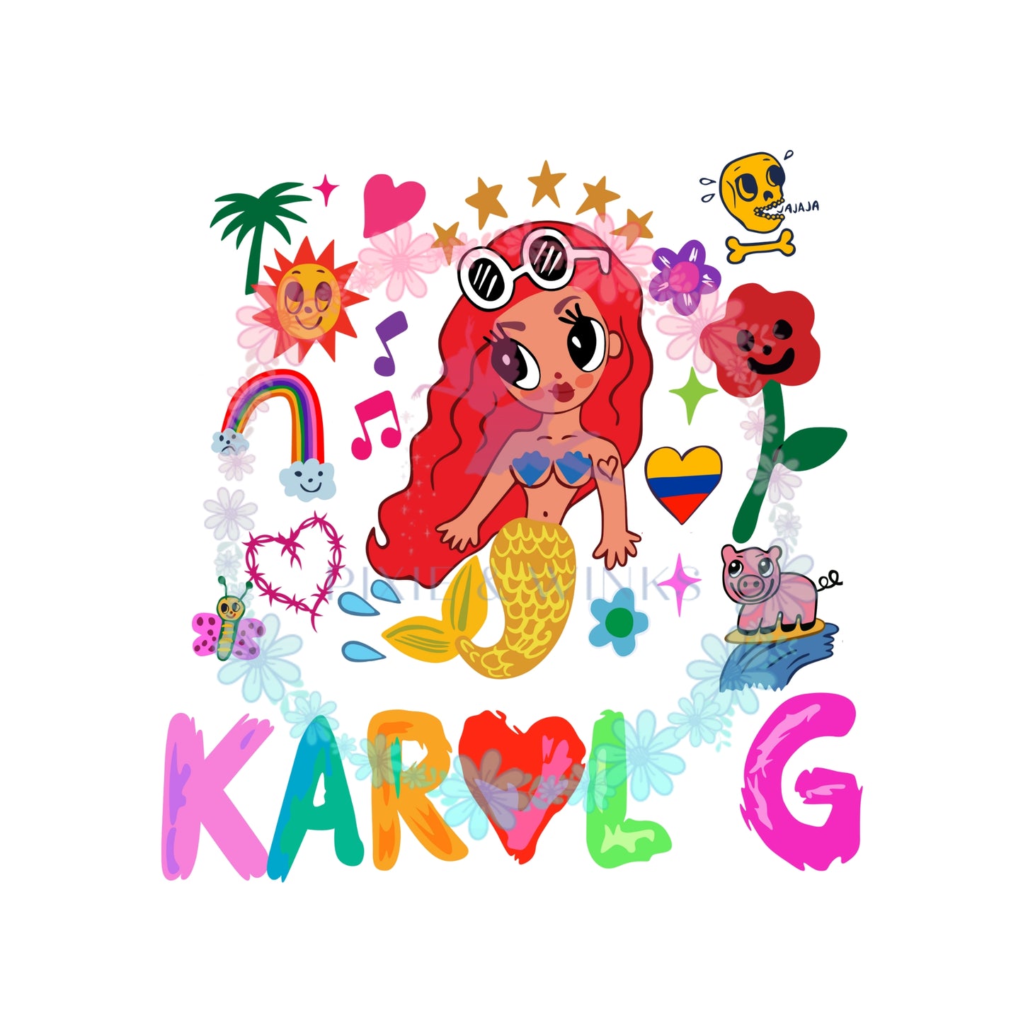 Karol G Mañana Sera Bonito Image Transfers, Karol G HTV, Karol G sublimation, Mañana Sera Bonito Shirts